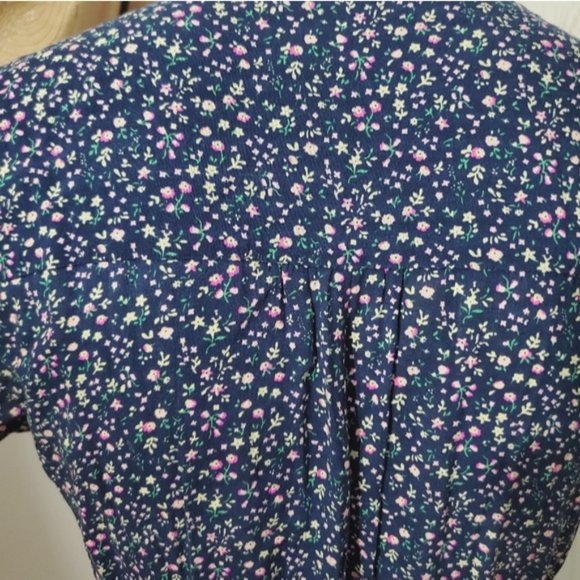 MONTEAU Los Angeles- Vintage Style Collar Button Down Dress - Picture 7 of 12